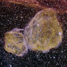 大麦哲伦星云内发现两个超新星爆炸遗迹